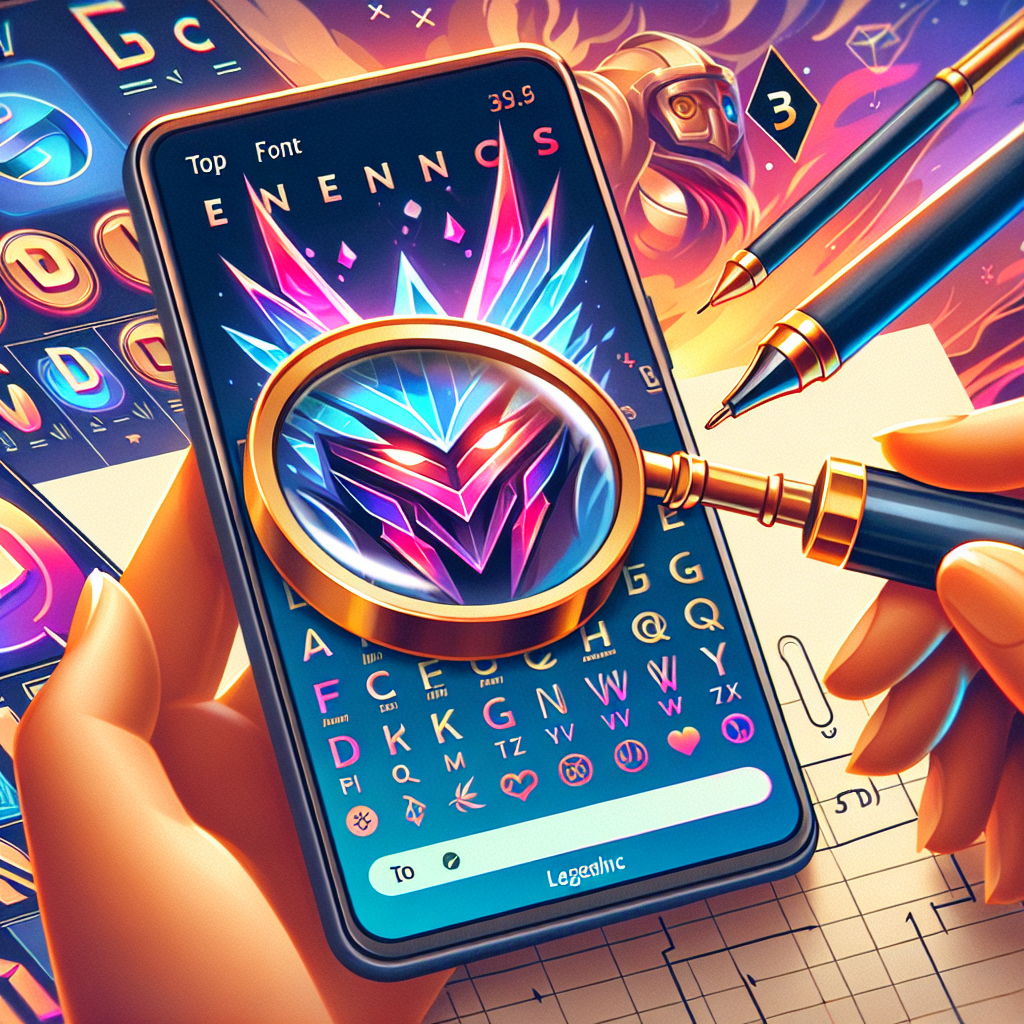 Top Font Choices for Enhancing Mobile Legends Graphics