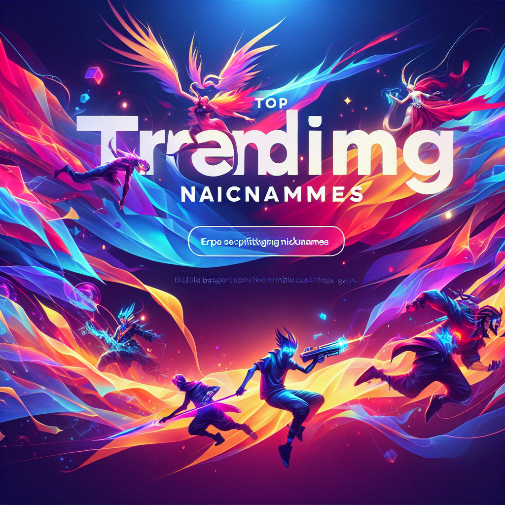 Top Trending Nicknames in Mobile Legends