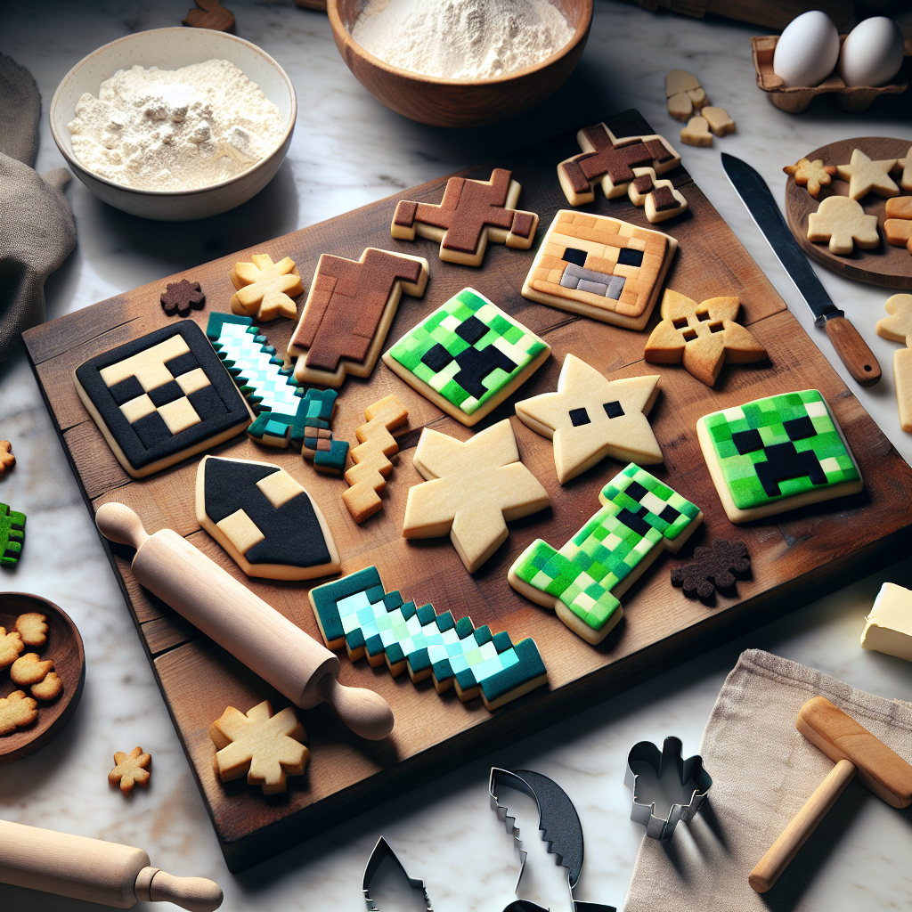 How to Create Stunning Minecraft-Themed Cookies: Ingredients and Tips