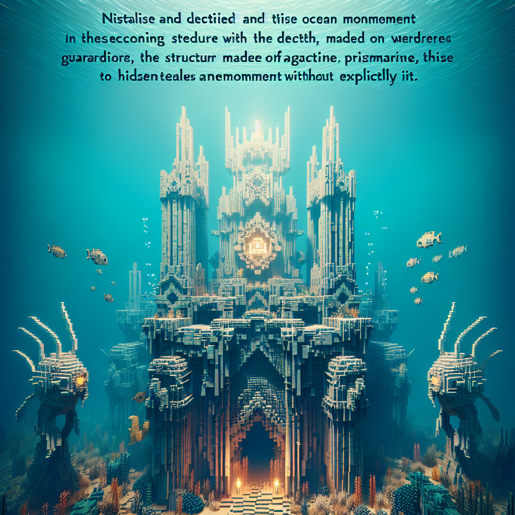 Uncovering the Secrets of Minecraft Ocean Monuments: A Complete Guide